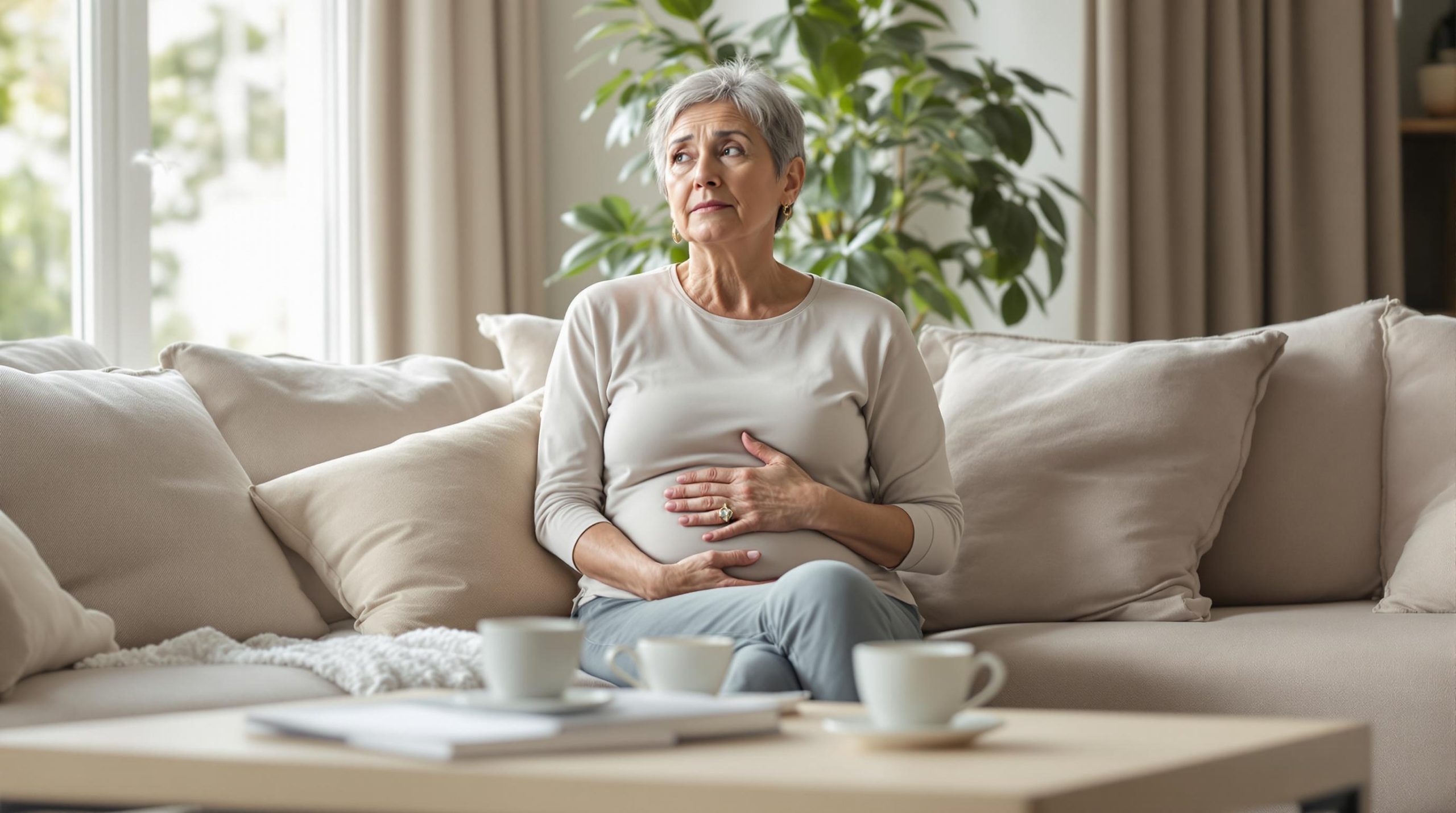Lourdeur dans le bas-ventre pendant la ménopause : causes et solutions